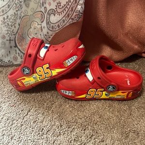 Kids Lightning McQueen Crocs